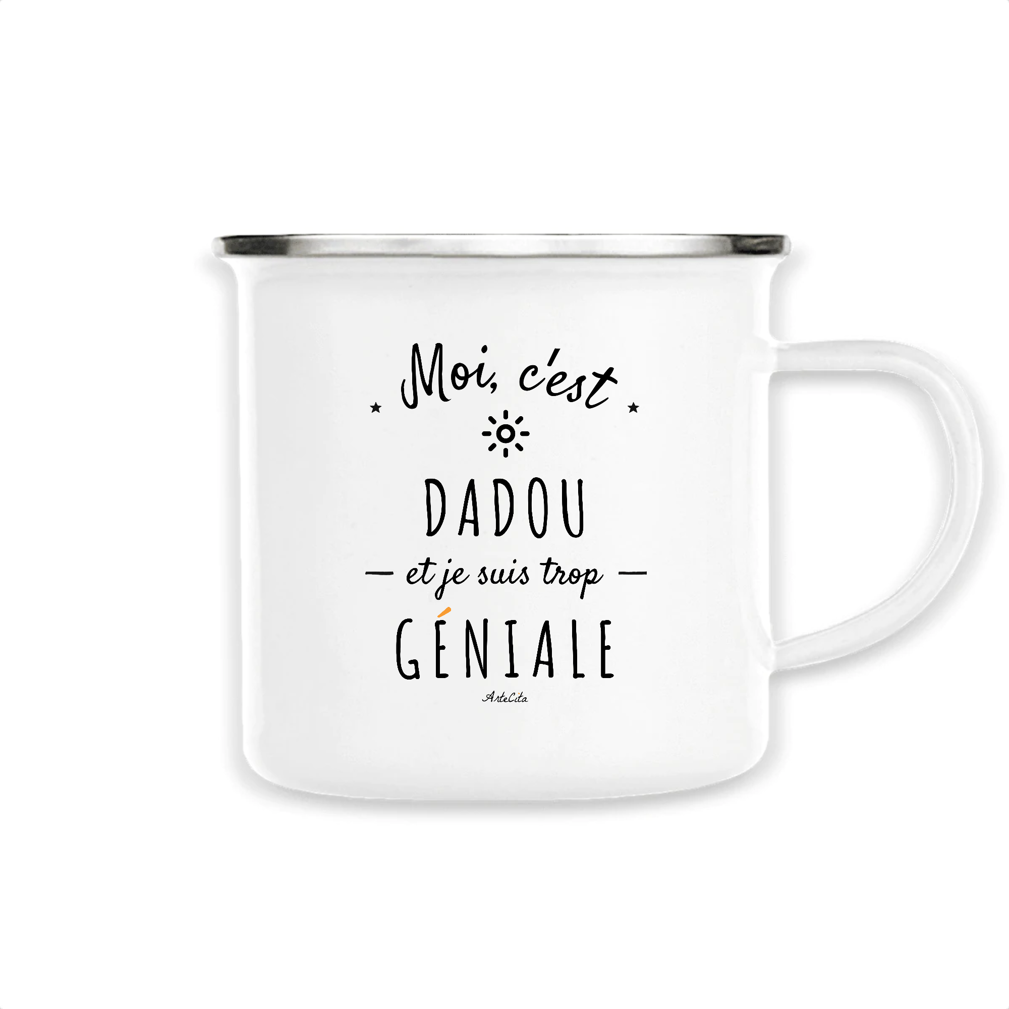 Mug - Dadou est trop Génial - 6 Coloris - Cadeau Original – Cadeaux -Positifs.com